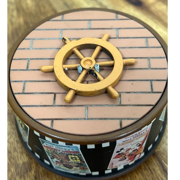 Disney Mickey Mouse Steamboat Willie Mini Action Musical Figurine - Picture 1 of 6